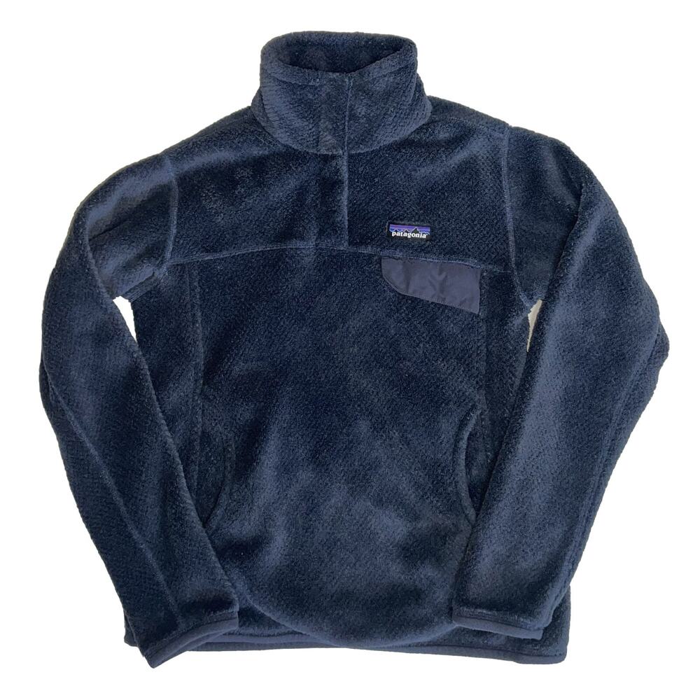 Patagonia Re-Tool Snap-T Pullover Fleece Jacket Womens Size Small S Blue